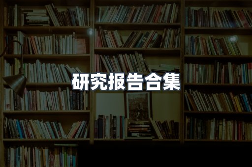 研究报告合集